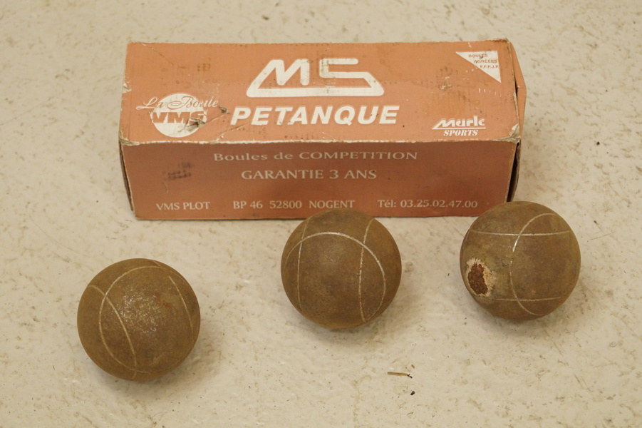 3st MS Petanque boule bollar. A118