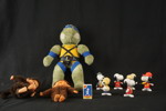 Snoopy figurer, Ninja Turtle, Monchichi. A270
