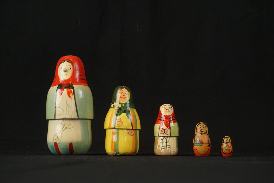 Rysk docka matrjosjka. A280