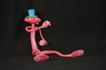 Vintage Panter rosa leksaksfigur. A284