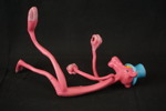Vintage Panter rosa leksaksfigur. A284