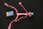 Vintage Panter rosa leksaksfigur. A284