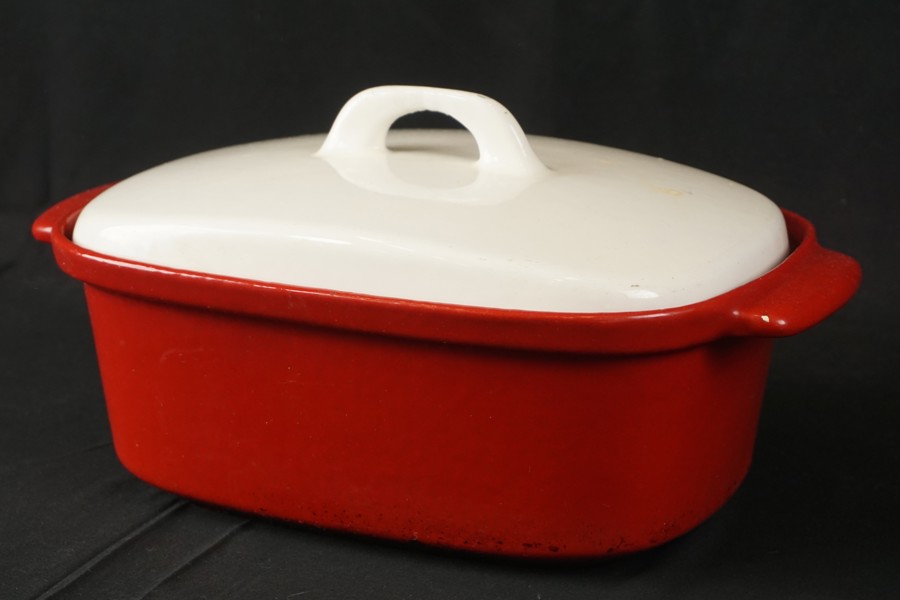 Husqvarna Gjutjärnsgryta röd. C45