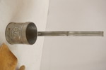 Nysilver sked, vintage barnskor mm. A287