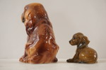 2st Hundfigurer i porslin. G95