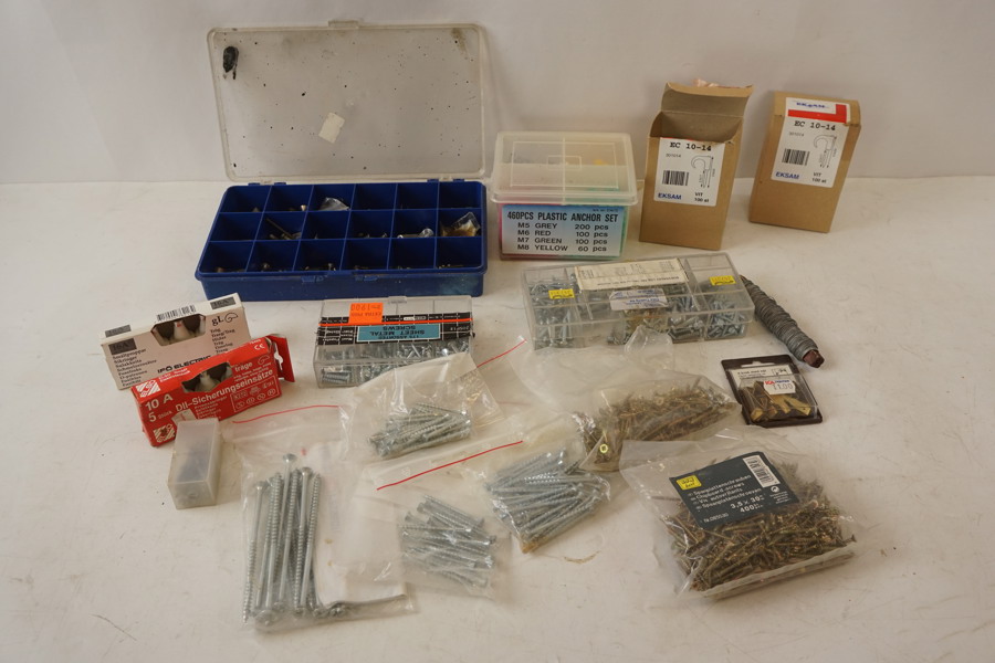 Skruvar, 16A 10A proppar mm. D45