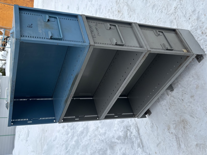 Modulära militära lådor. blå. B481