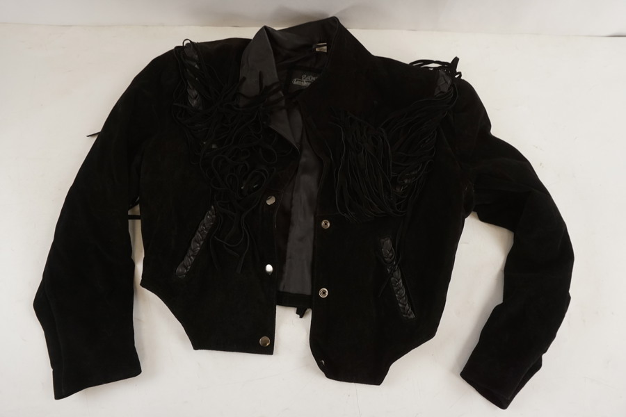 Leather Gallery dam jacka svart. A319