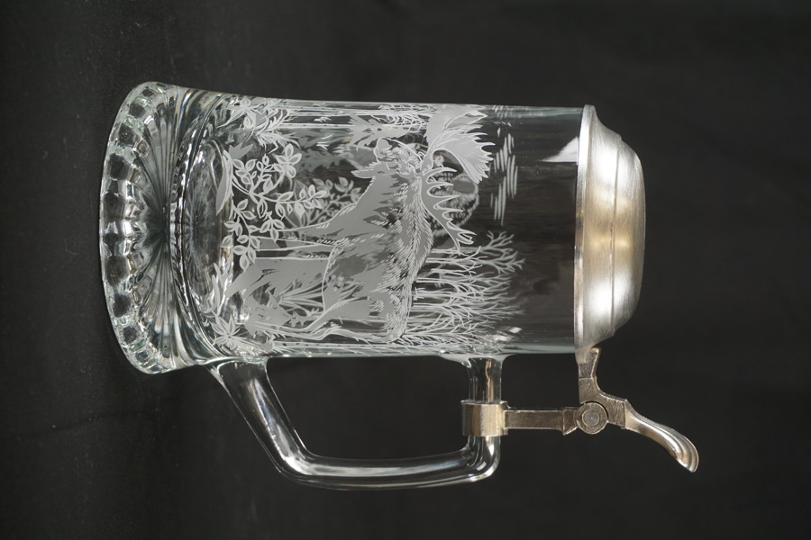 Alwe Ölsejdel i glas med lock i teen. G116