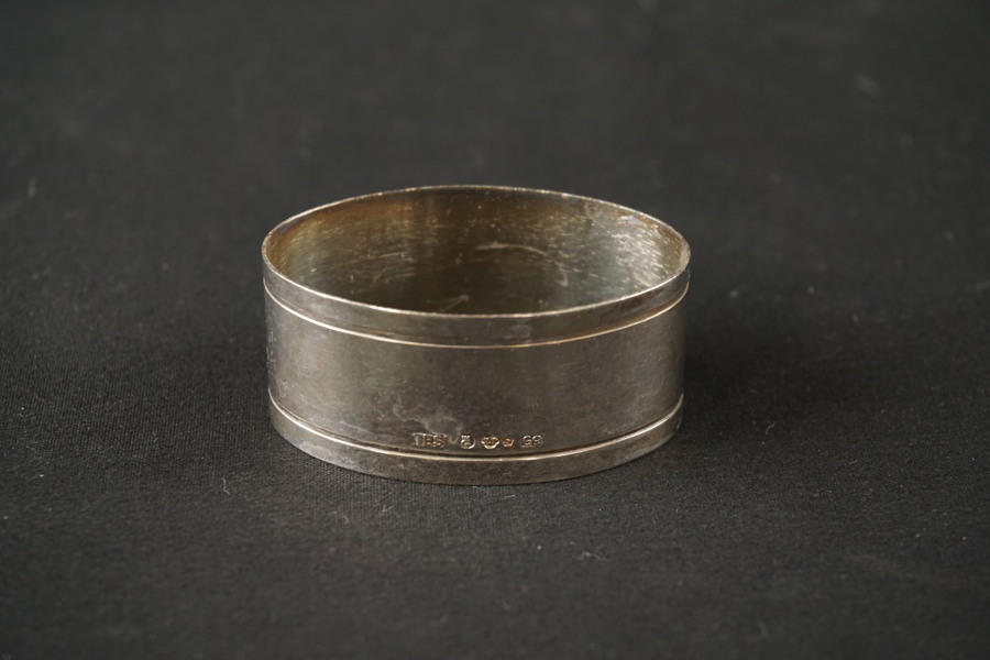 Servettring i silver 13gr. A335