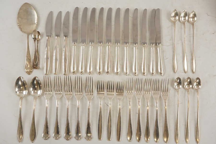 Nysilver bestick 1740gr. A338