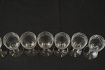 8st Kosta Vintage spritsglas graverad. G125