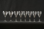8st Kosta Vintage spritsglas graverad. G125
