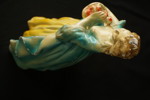 Vintage damfigur i gips. G131