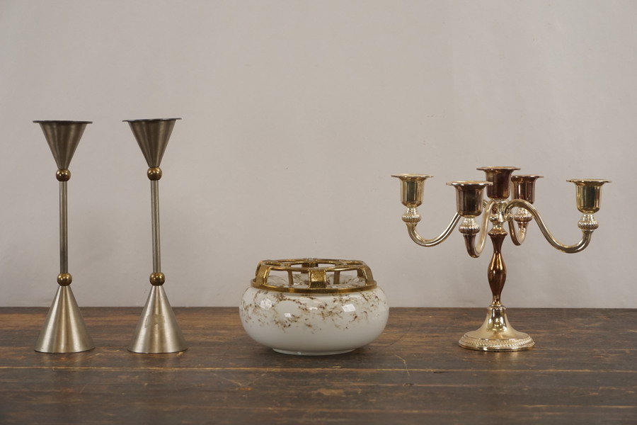 Kandelaber i mässing mm. A352