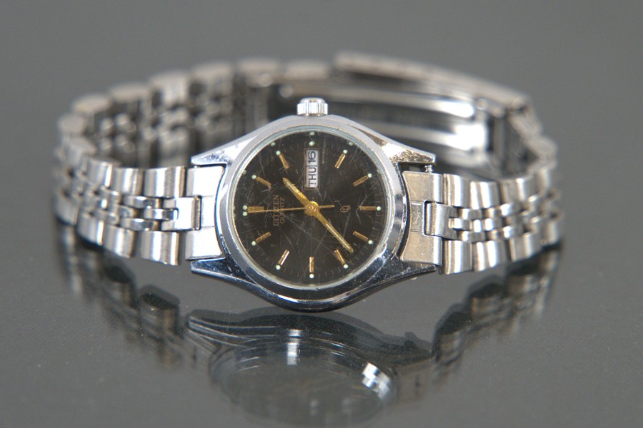 Citizen date day Damarmbandsur A350