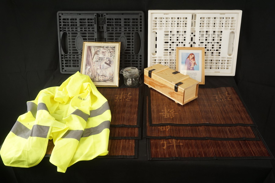 Asiatiska bambounderlägg ,Hopfällbara lådor. BC242