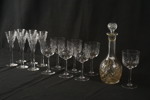 Vinglas & snapsglas med glassgravyr. G122 