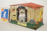 Vintage Plåtleksak Hundkoja. A362