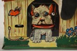 Vintage Plåtleksak Hundkoja. A362