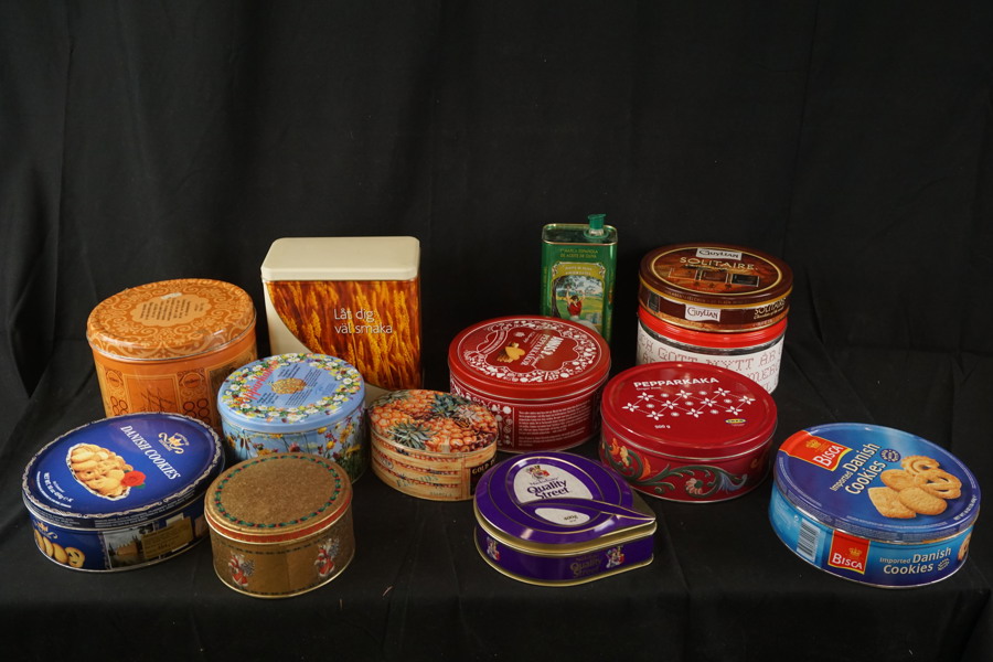 Vintage ICA Pepparkaka plåtlådor mm. BC318 