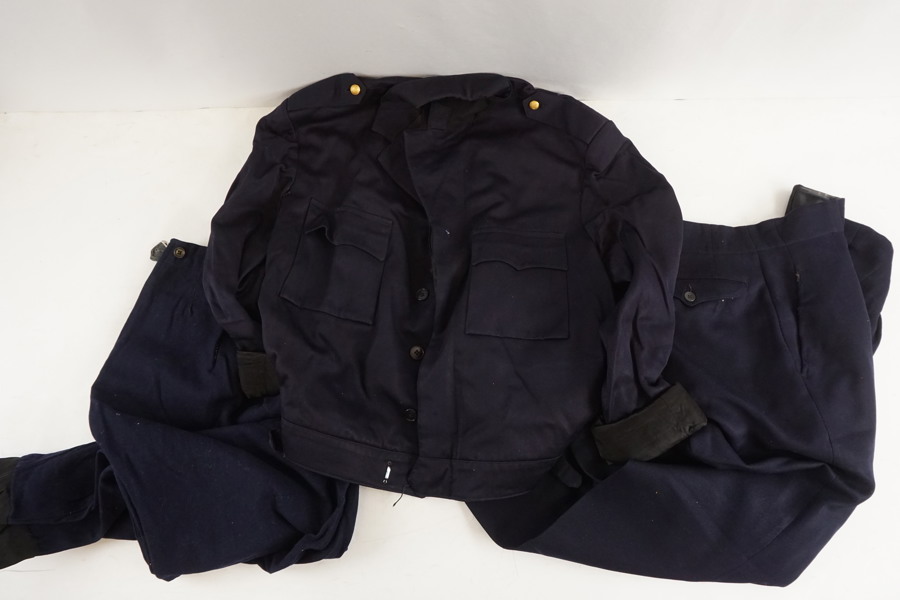 Militär jacka & 2st Byxor blå. BC334