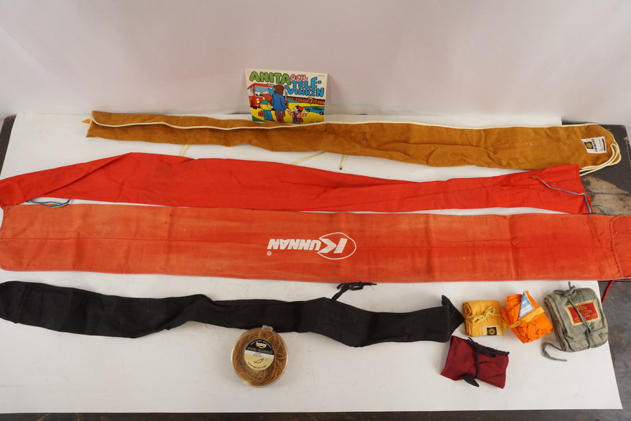 Vintage fodral i tyg för fiskespö ABU mm. A241