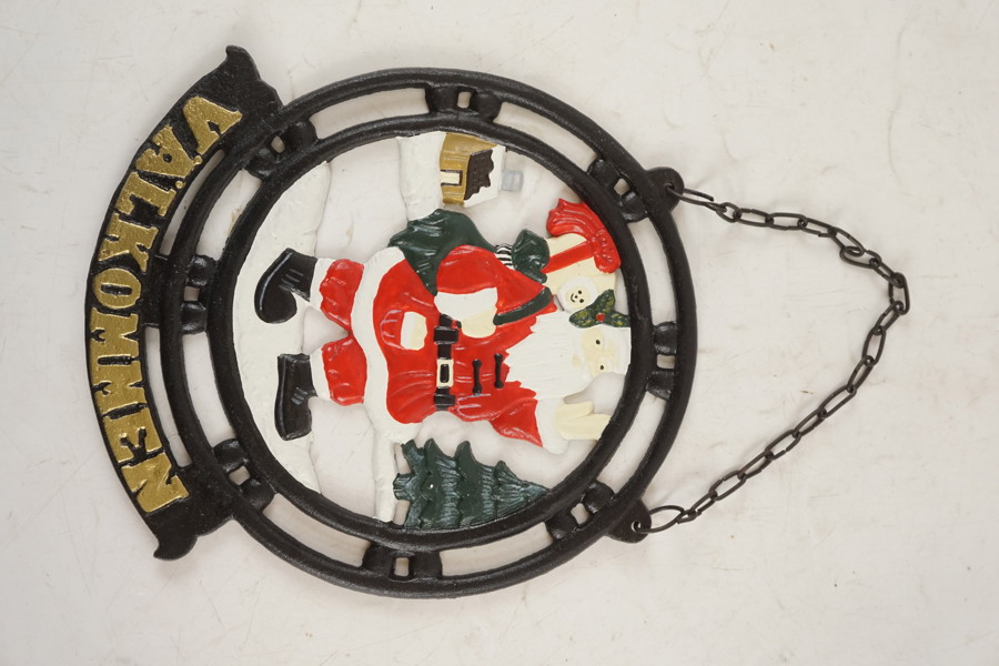 Jul Dörrprydnad i gjutjärn. A272 