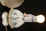 Vintage bordslampa i porslin. C44