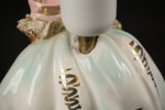 Vintage bordslampa i porslin. C44