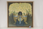 Tryck Diego Rivera A Flower Vendor. M10