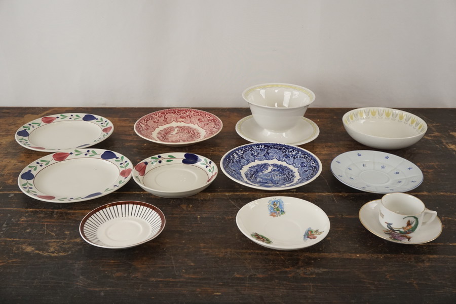 Tallrik Rörstrand, Gefle, Gustavsberg mm. G45