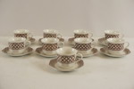 Tekoppar/kaffekoppar Royal Staffordshire. G58