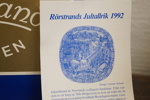 Fyndlåda Rörstrand jultallrik 1992 Tintin Det Svarta Guldet m.m. A151
