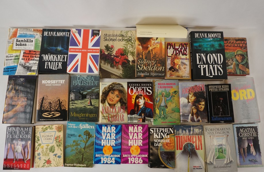 27st Böcker Stephen King mm. BC58/