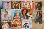 Virka tidningar, klädmönster mm. A100/