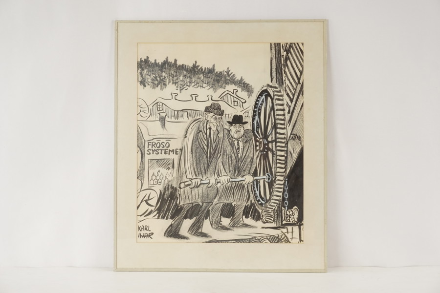 Tusch Karl Iwar två man. M37/