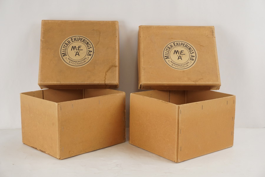 2st Lådor Militär Ekiperings A.B. Stockholm. A374