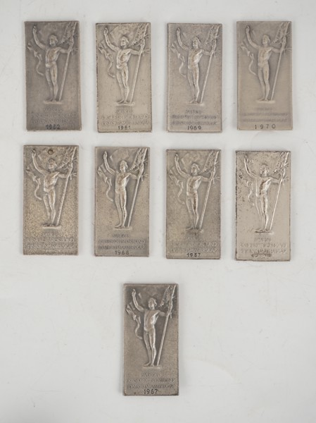 9st Medaljer Friidrott Svenska Distrikt mästerskap. A364