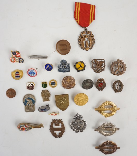 Medaljer militär mm. A365