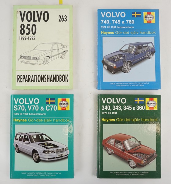 4st Volvo Reparationsböcker. A382