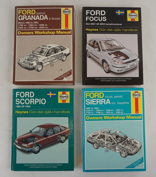 4st Ford reparationsböcker. A383