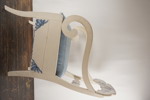 Vintage karmstol vit. B498