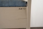 Vintage karmstol vit. B498