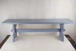 Bänk blåmålad. B500