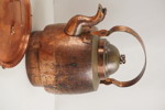 Kopparföremå, kaffekanna, lock mm. BC508