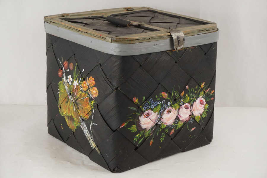 Allmoge korg svart. A391