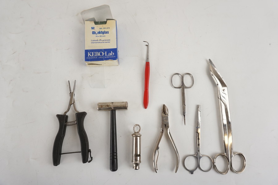 Menzel-Glaser objektglas för mikroskop mm. A407