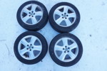 4st Skoda Aluminiumfälgar med sommardäck. B515
