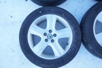 4st Skoda Aluminiumfälgar med sommardäck. B515